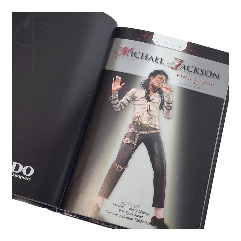 Michael Jackson King of Pop Biography Mary K Pratt Hardcover Lives Cut Short
